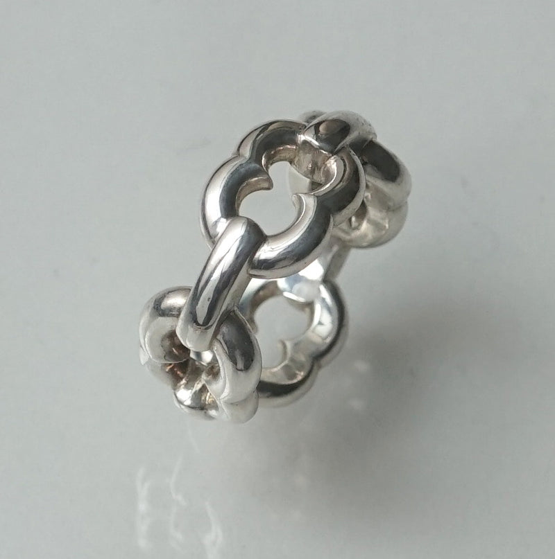 GIFTED / 4LINKED IMPLOSION CHAIN ​​RING SV