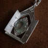 cocoon / open heart necklace プレナイト