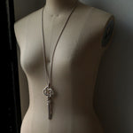 GIFTED / IMPLOSION CROSS NECKLACE TASSEL M（OVFC_80cm）