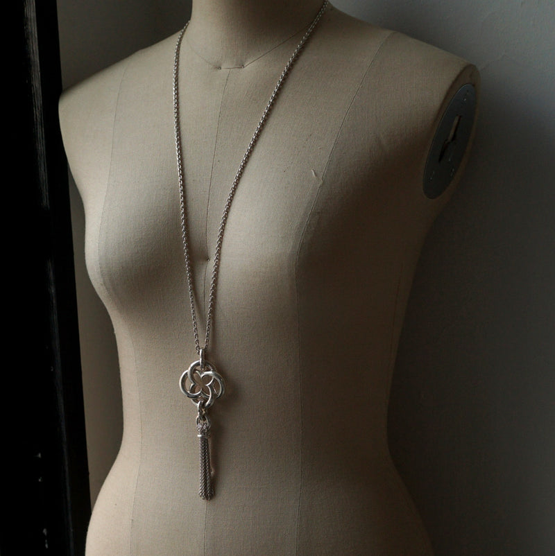 GIFTED / IMPLOSION CROSS NECKLACE TASSEL M（OVFC_80cm）