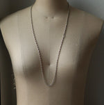 GIFTED / IMPLOSION CROSS NECKLACE TASSEL M PV（IMPLOSION NECK CHAIN ROΦ1H 80cm）