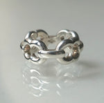 GIFTED / 4LINKED IMPLOSION CHAIN ​​RING SV