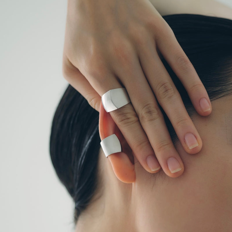 revie objects /〈BREAK〉curve ring (BR1-09)