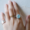 ODA / Aquamarine ring 22-5-R
