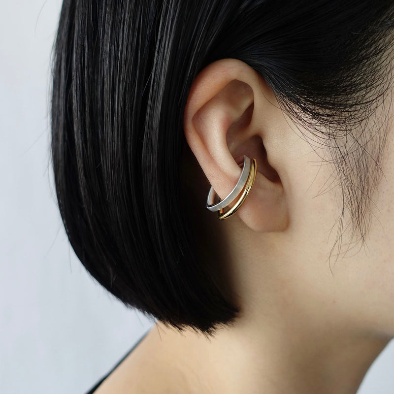 revie objects /〈ANALYZE〉flat Leaf ear cuff L（AN2-23）