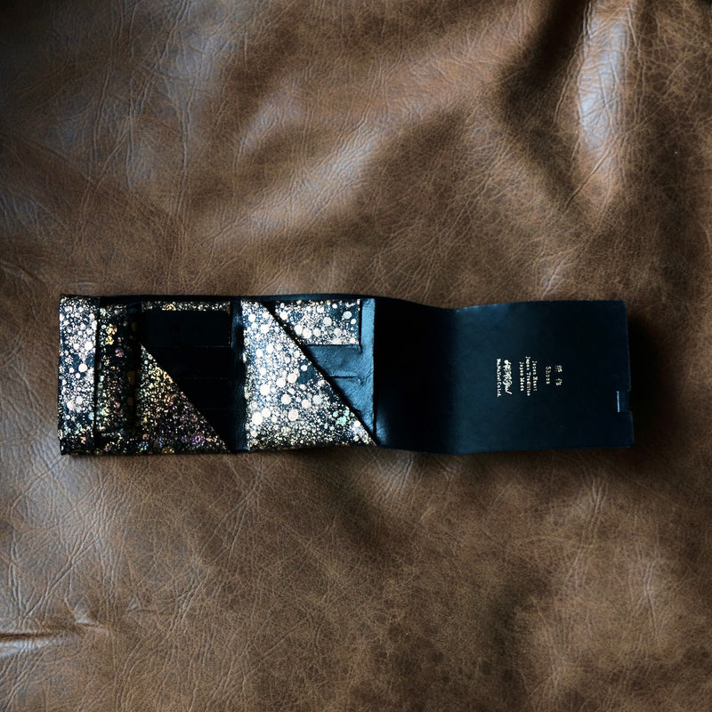 [Limited period]shosa / Short Wallet 2.0 Gold Quartz x Black