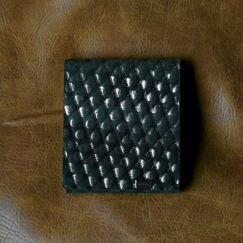 [Limited period]shosa / Short Wallet 2.0 Silver Dot x Quilt