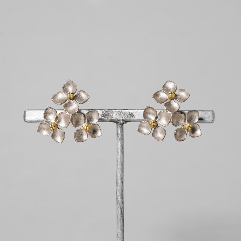 【-11/23限定】WATARU YAMAZAKI / Ajisai pierce K18WG×K18GG