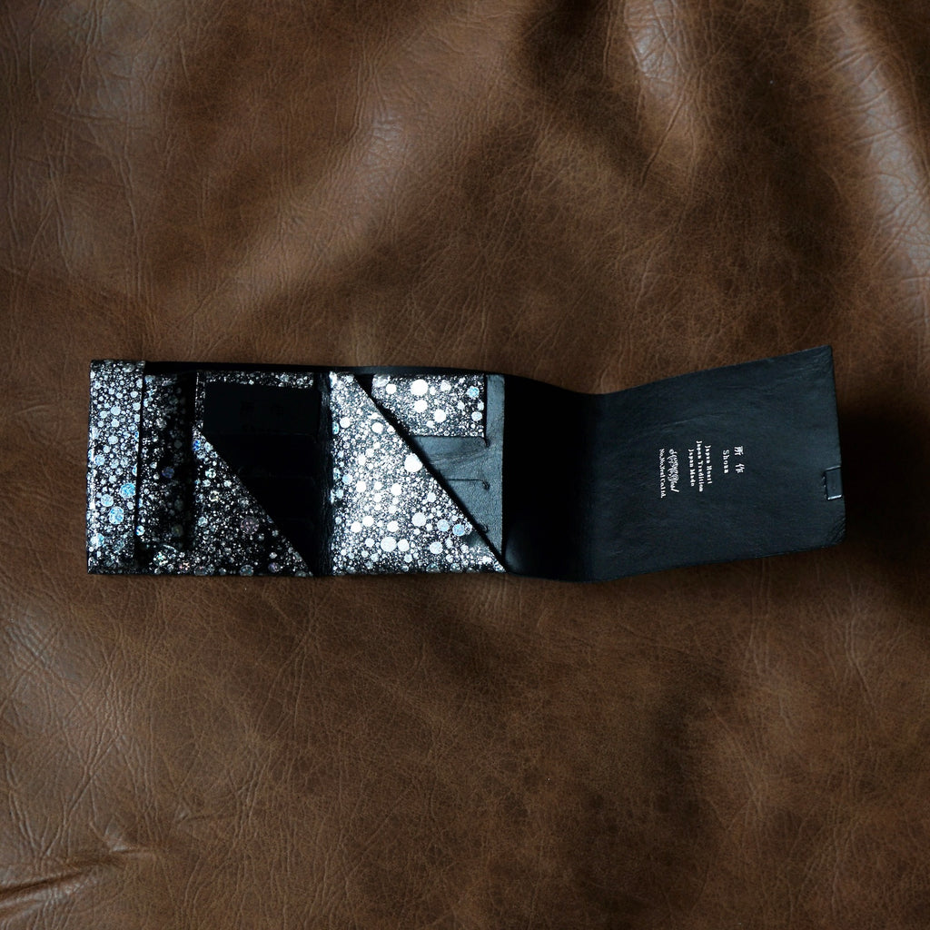 [Limited period]shosa / Short Wallet 2.0 Silver Quartz x Black