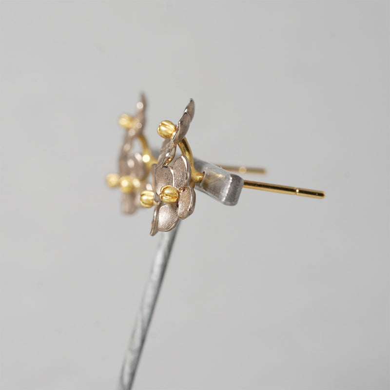 【-11/23限定】WATARU YAMAZAKI / Ajisai pierce K18WG×K18GG