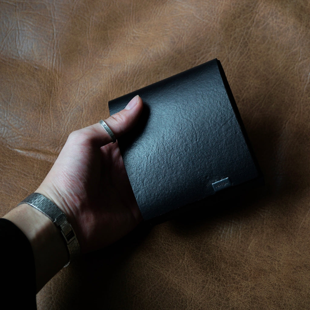 [Limited period]shosa / Short Wallet 2.0 Black x Gunmetal Camouflage