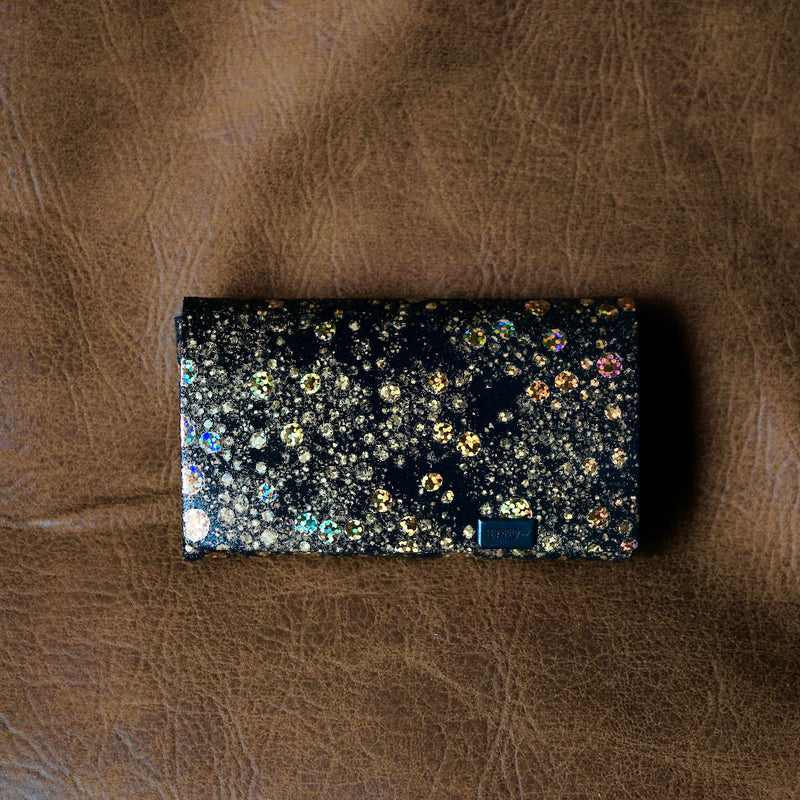 [Limited period]shosa / Coin case gold quartz x black