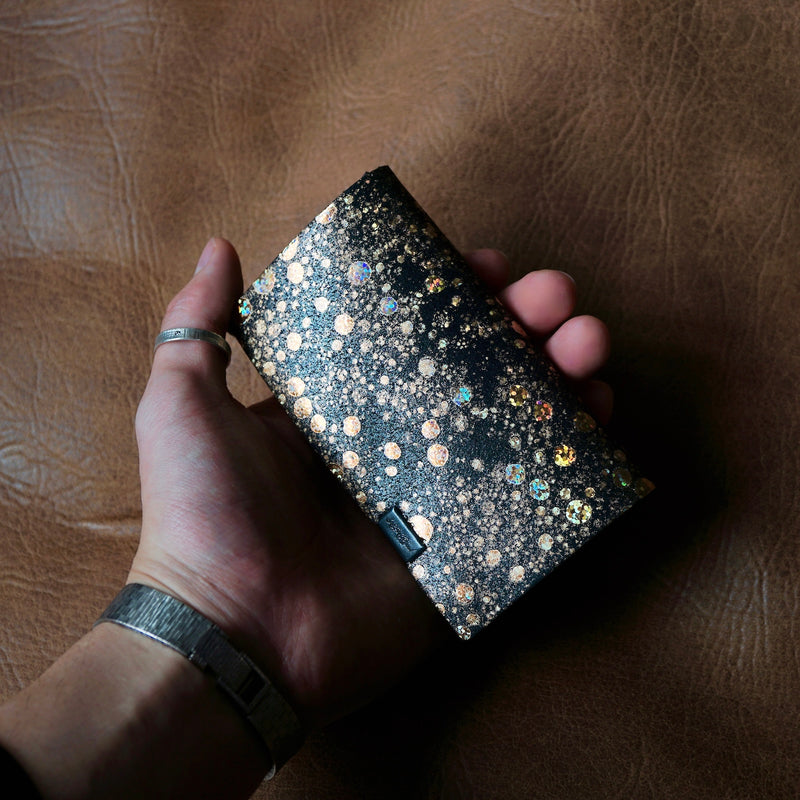 [Limited period]shosa / Coin case gold quartz x black