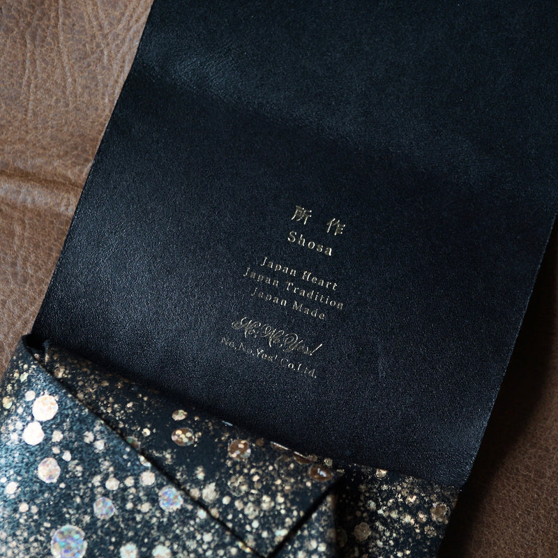 [Limited period]shosa / Coin case gold quartz x black