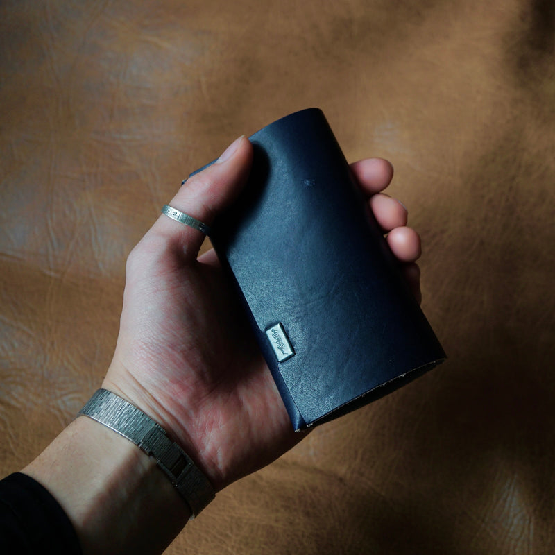 [Limited period]shosa / Coin case indigo dyed denim x navy