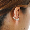 GIFTED / QUAD IMPLOSION EAR CUFF_S_SV / M_SV / L_SV（受注生産）