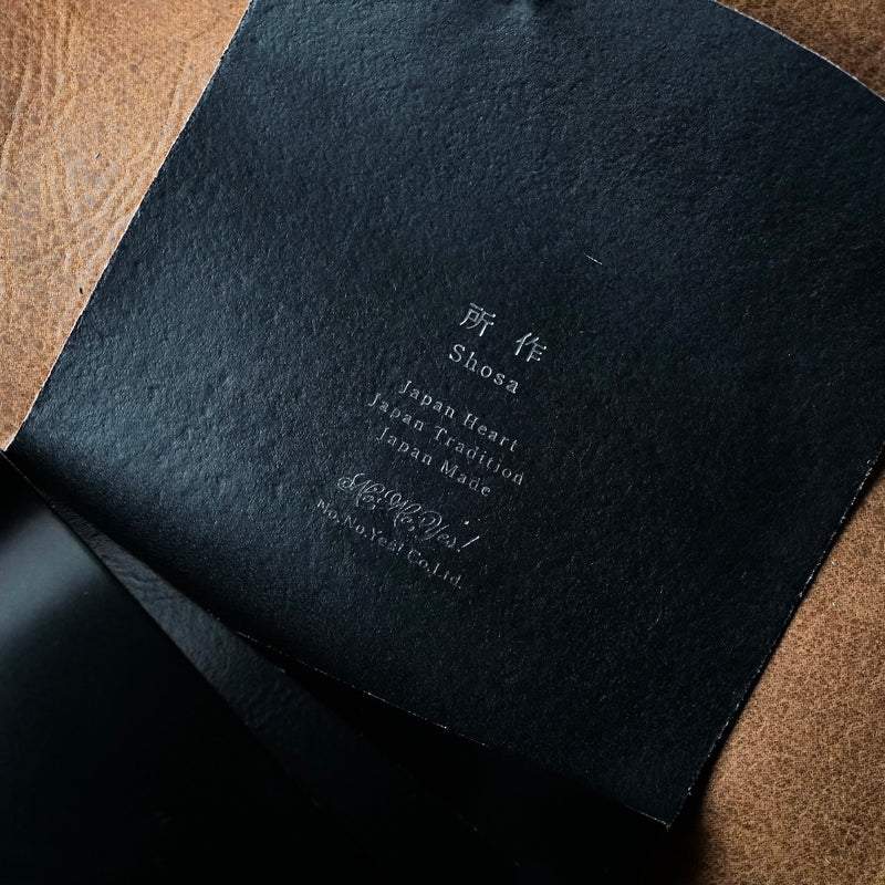 [Limited period]shosa / Card case cordovan black