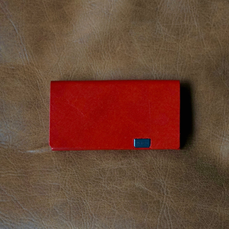[Limited period]shosa / Card case Bolero Red x Silver
