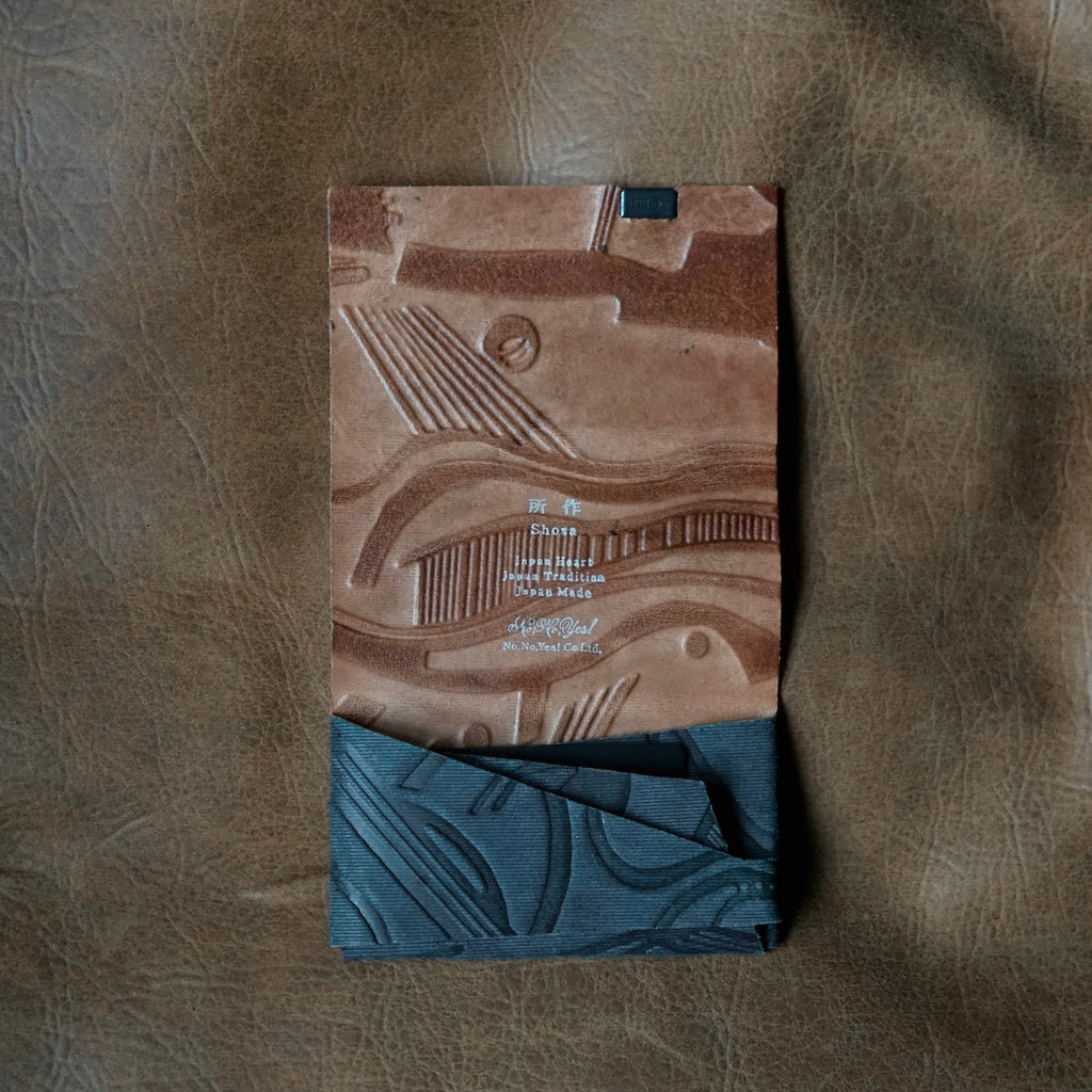 [Limited period]shosa / Card case denim processing natural x TARO