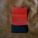 [Limited period]shosa / Card case black Japanese paper x red