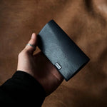 [Limited period]shosa / Card case Indigo dyed denim x navy