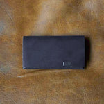 [Limited period]shosa / Card case Indigo dyed denim x navy