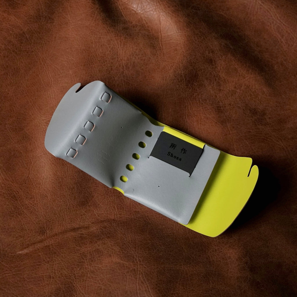 [Limited period]shosa / CP Wallet 3.5 Neon Gray x Yellow