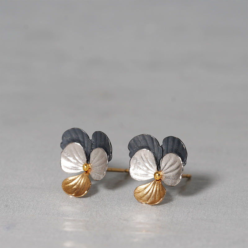 【-11/23限定】WATARU YAMAZAKI / Pierce 'Pansy' Pt,K18,K24,SV