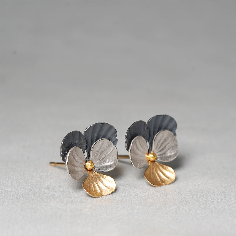 【-11/23限定】WATARU YAMAZAKI / Pierce 'Pansy' Pt,K18,K24,SV