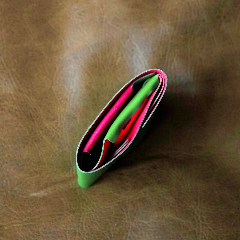 [Limited period]shosa / CP Wallet 3.5 Neon Green x Pink