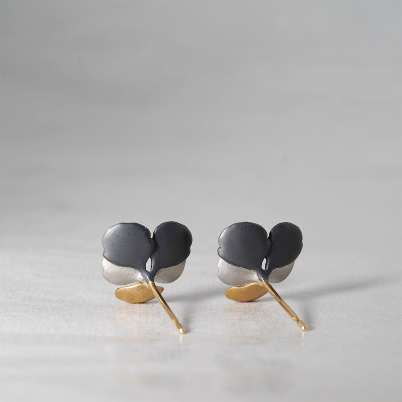 【-11/23限定】WATARU YAMAZAKI / Pierce 'Pansy' Pt,K18,K24,SV