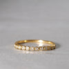 GICLAT / Round Half Eternity Ring K18YG G25R7Y (custom-order )