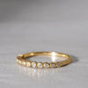 GICLAT / Round Half Eternity Ring K18YG G25R7Y (custom-order )