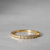 GICLAT / Round Half Eternity Ring K18YG G25R7Y (custom-order )
