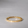 GICLAT / Round Half Eternity Ring K18YG G25R7Y (custom-order )