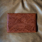 [Limited period]shosa / Clutch bag bridle paisley x orange