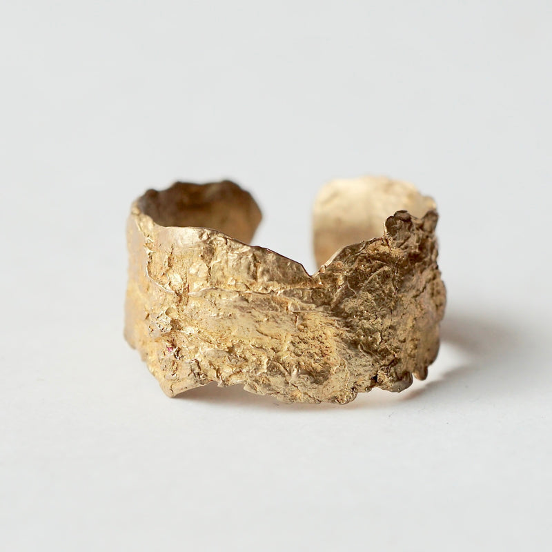 wada maki / 樹皮リング S brass A