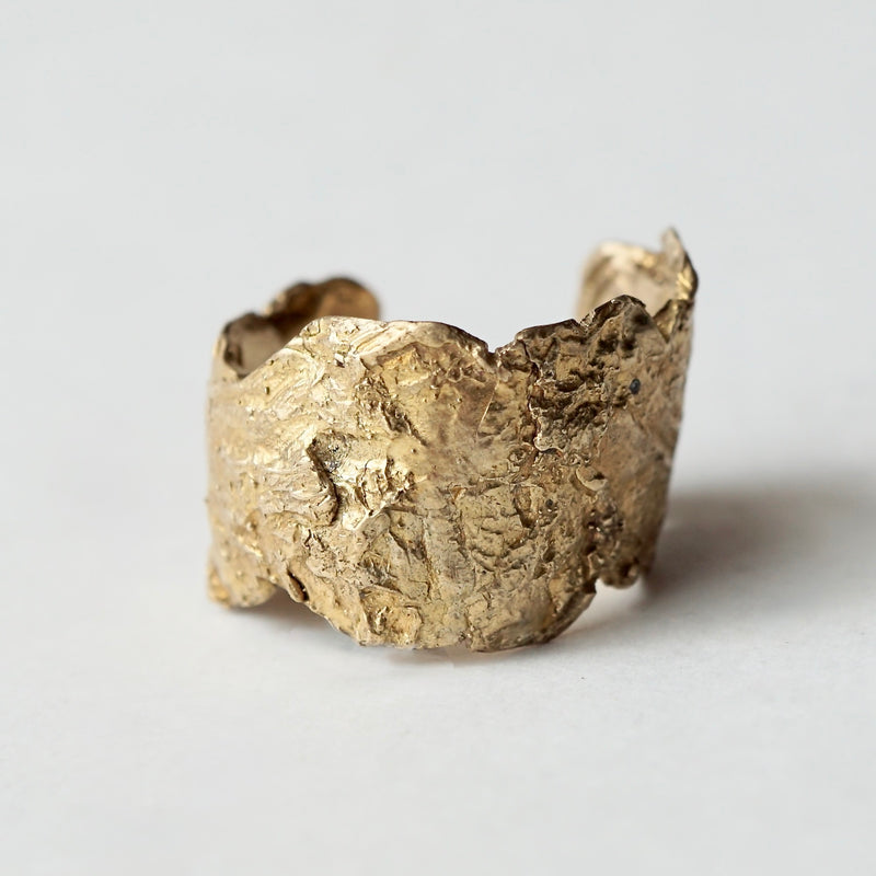 wada maki / 樹皮リング S brass B