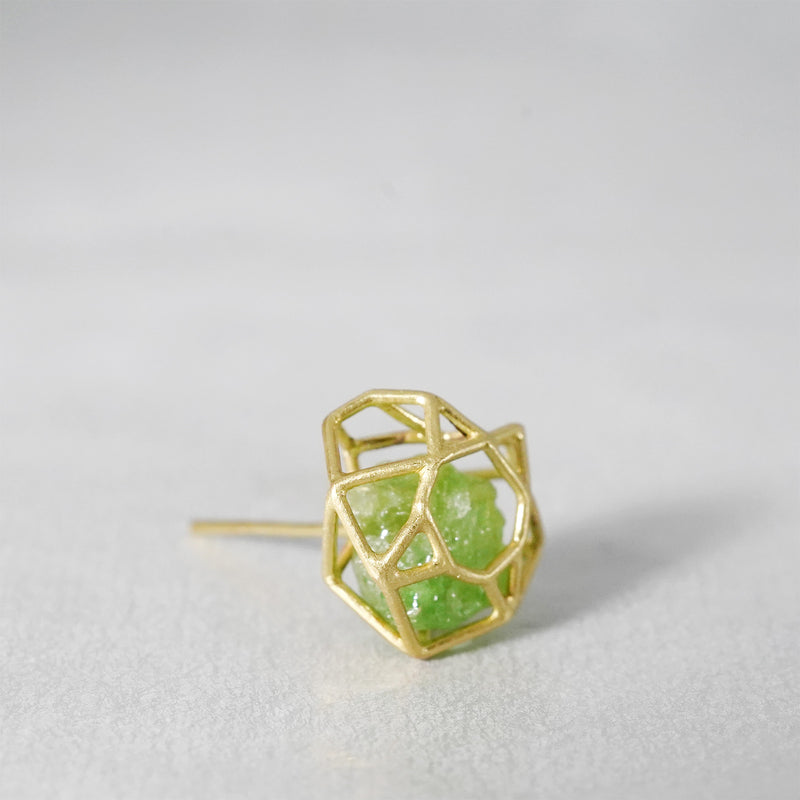 oro di oco / kakeraのピアス ハート ガーネット