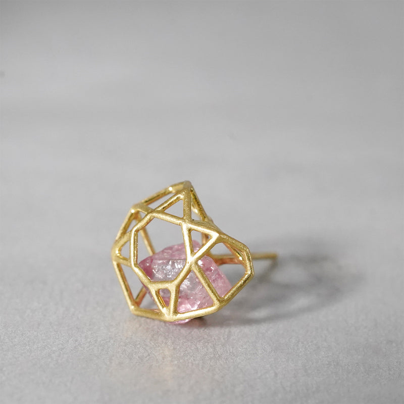 oro di oco / kakeraのピアス ハート スピネル