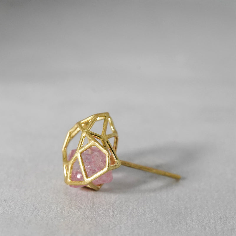 oro di oco / kakeraのピアス ハート スピネル