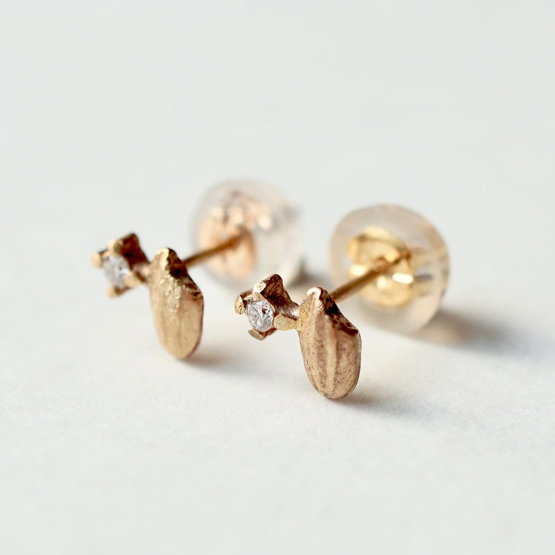 wada maki / お米ピアス K10YG