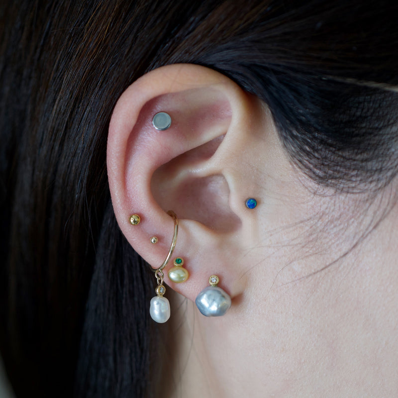 [-3/16 Limited] MINIMUMNUTS/keshi pearl pierce blue Sapphire for one ear MN-pke1s-BM_1