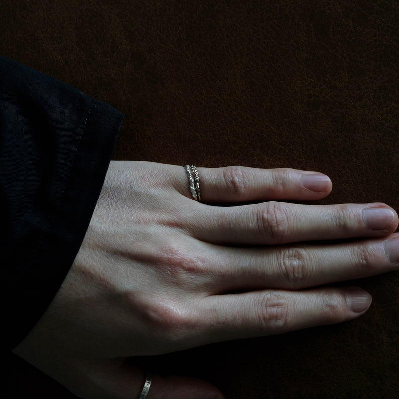 wada maki / Tenkawa Ring Sand (Top Only) K10YG