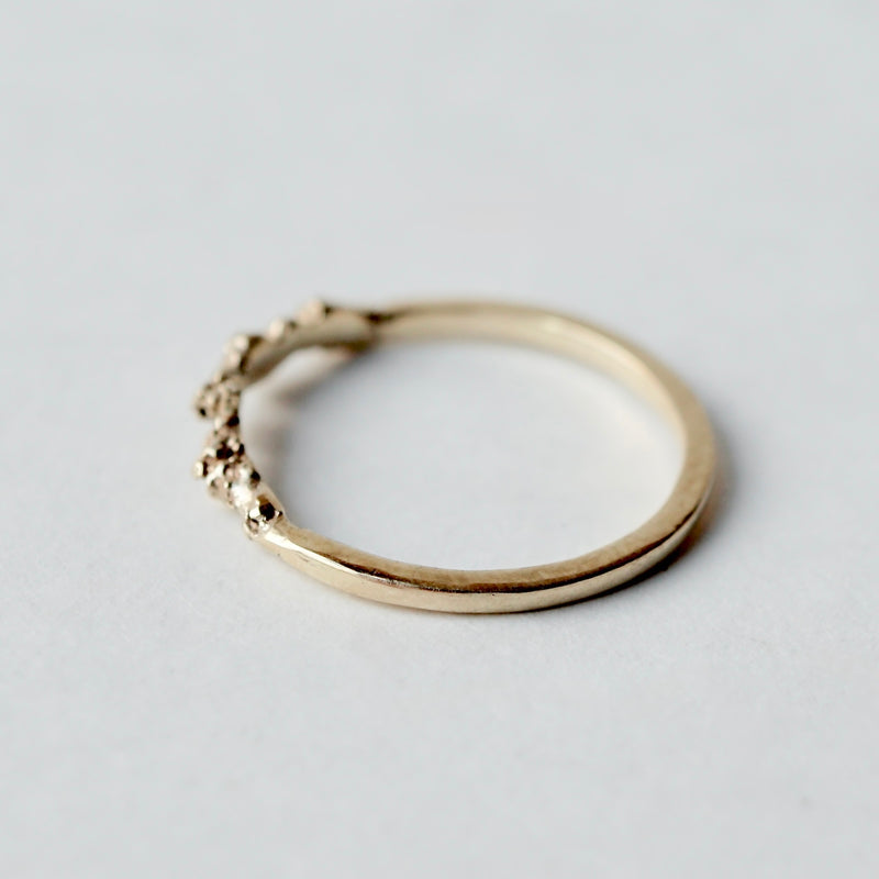 wada maki / Tenkawa Ring Sand (Top Only) K10YG