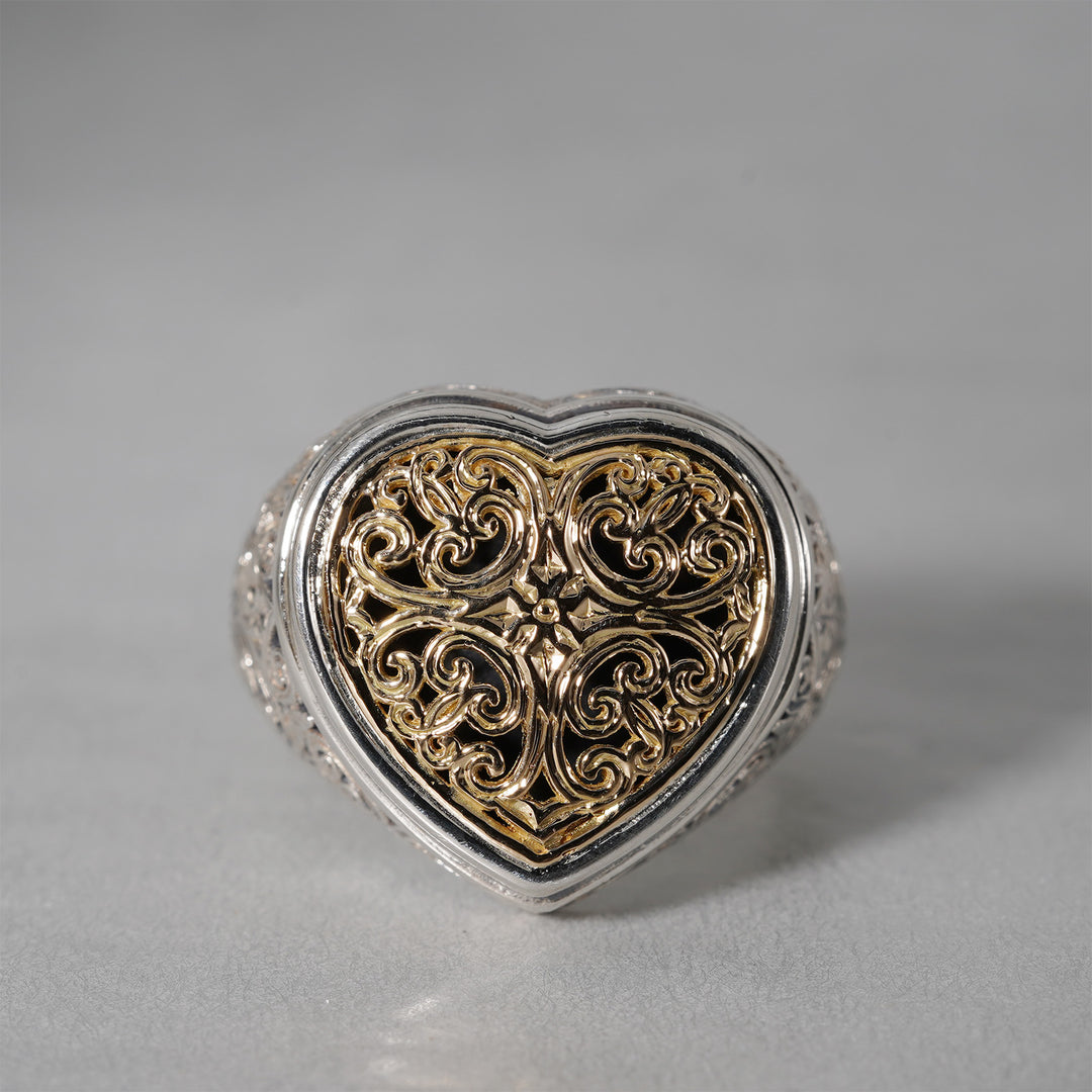 Gerochristo / Mediterranean Heart Ring GR100 – Fuligo / Fuligoshed