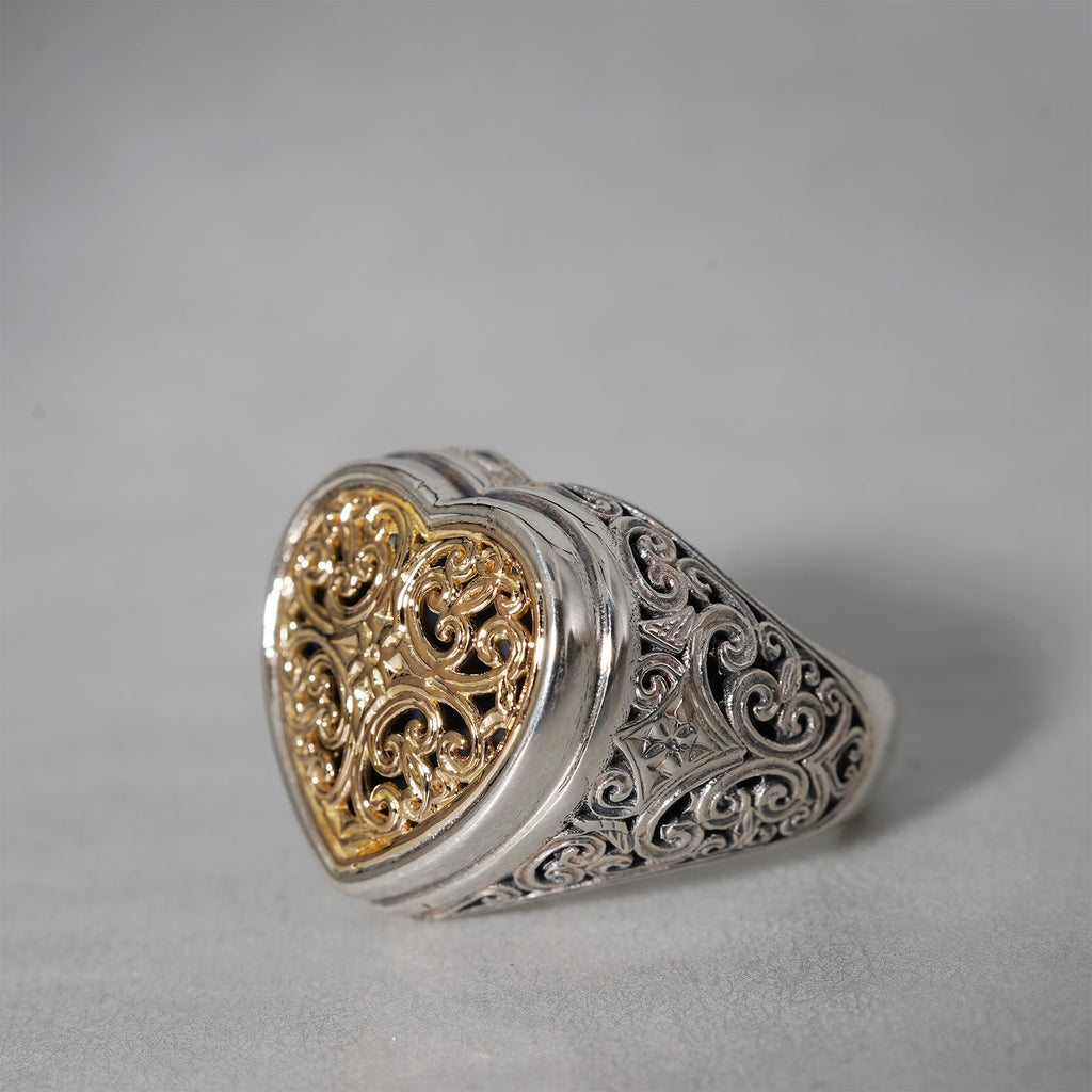 Gerochristo / Mediterranean Heart Ring GR100