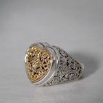 Gerochristo / Mediterranean Heart Ring GR100