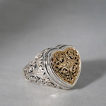 Gerochristo / Mediterranean Heart Ring GR100