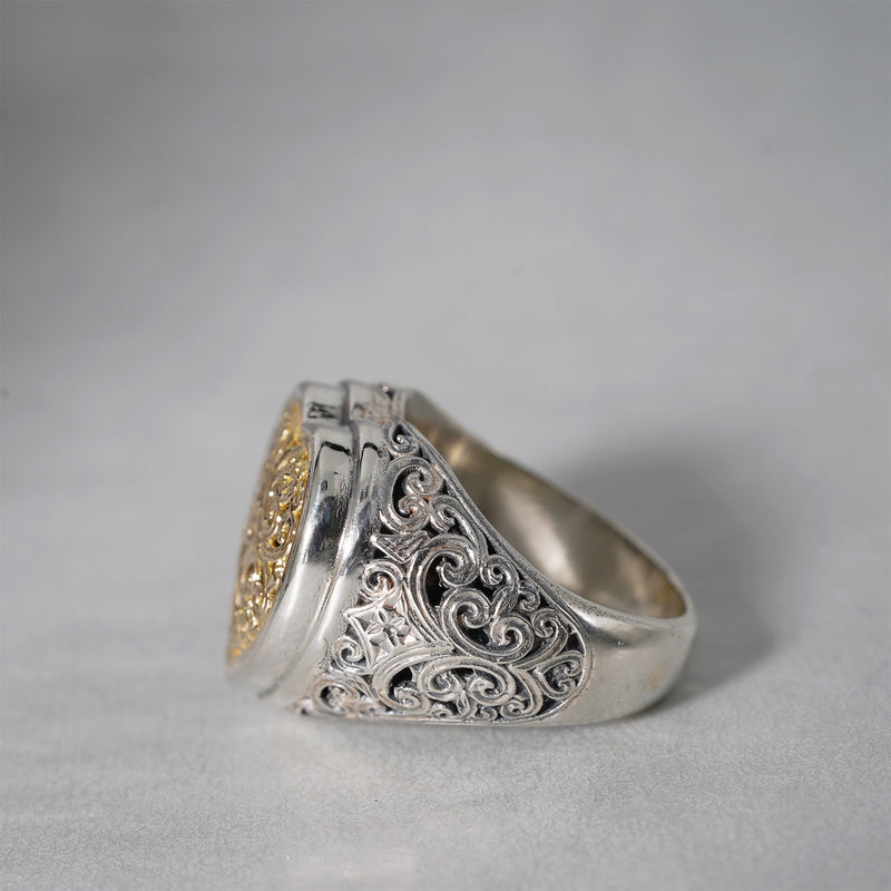 Gerochristo / Mediterranean Heart Ring GR100